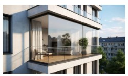 Безрамное остекление балконов